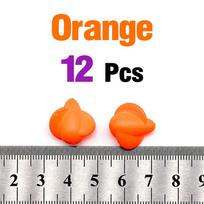 MNFT 12Pcs Fishing Floats Foam Bobber Buoys Spin Strike Indicator for Walleye Saltwater/Pompano Surf Fishing Rigs oranžinė