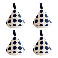 Japanese style minimalist microwave oven, kitchen lid cap, clay pot handle, thickened insulated ear tips 4 pieces