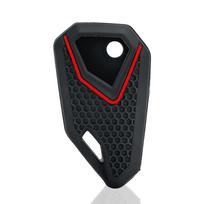 Motorcycle Accessories Silicone Key Motocross Key Cover Uncut Blank Blade Automatic Bouncing For Agusta Kawasaki Yamaha Suzuki black
