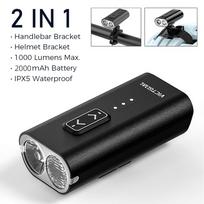 Victgoal Bicycle Light 1000Lm Waterproof Bike Helmet Headlight Handlebar Type-C Led Flashlight Mtb Cycling Scooter Front Lamp
