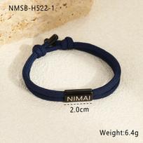 GEMCHIC Women's Stainless Steel Bracelet Custom Paracord Bangle Fashion Jewelry Gift 18K
