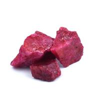 CERTIFIED 5100 Ct Natural Red Ruby Rough Raw Uncut Loose Gemstone Lot 21-10 mm Approx raudona