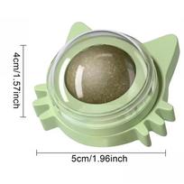 Catnip Ball Cat Toys Self-hi Cat Pet Products To Relieve Boredom and Bite-resistant Kittens Kittens Grind Their Teeth Toy žalia