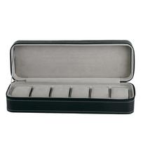 6/12 Girds Watch Box Display PU Leather Jewelry Container Bracelet Wristwatch Caskets Case Gift Watches Display Storage Box 6 Grids