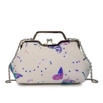 Fashion Luxury Design Women Messenger Bag Chinese Style Banquet Bag Lady Chain Shoulder Crossbody Bag Ladies Small Underarm Bags