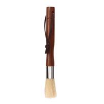 Coffee Grinder Cleaning Brush Black Walnut Coffee Powder Cleaning Brush Coffee Bar Bristle Brush