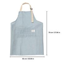 Oilproof Princess Apron for Women: Wipeable Kitchen Bib with Back Buckle and Large Pocket