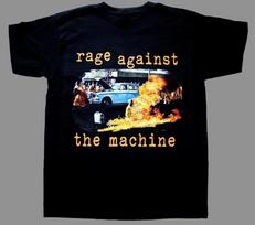 Vtg RAGE AGAINST THE MACHINE Cotton Black All Size Unisex Shirt BL219 4XL