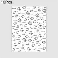 10 vnt. Pakavimo lapeliai Rankdarbiams Dovanoms Dovanų popierius Su animacinių filmų raštais „Pasidaryk pats“ HelloKitty 44*58cm juoda/balta