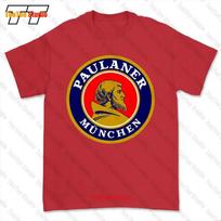 Paulaner Munchen Vokiškas Alaus Gėrimas Alkoholis Marškinėliai Tee JL9H S