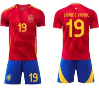 2024 Euro Spain home jersey #7 Morata #19 Yamal #17 Nico #18 Olmo Football Jerseys 20