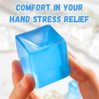 Pcs 1/3/5/10 Fidget Toy Mini Squishy Toys Ice Block Stress Ball Toy Cute Kawaii Transparent Cube Square Stress Easing Squeeze Toy