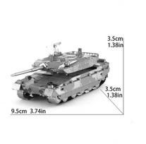 Heavy T-10 Tank 3D Metal Puzzle Military Diy Handmade Assembly Model Laser Cutting Jigsaw Puzzle Toys For Kids Adult