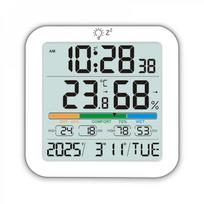 Backlit Large Digital Display Thermometer Hygrometer With Alarm Calendar Function Humidity Meter ℃/℉ Switching Temperature Gauge balta