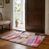 Marin Kitagawa Hippie Floor Mat Soft Flannel Absorbent Mat Non-Slip Rug Home Bedroom Bathroom 40cm x 60cm