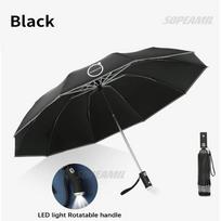Volvo XC40 XC60 XC70 XC90 V40 V60 V70 V90 S40 S60 S80 S90 C70 Car Led Light Umbrella Automatic Folding Sun Protection Sunshade
