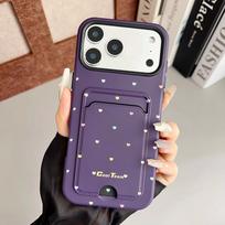 Portable Card Bag Slot Holder Wallet Phone Case For For Iphone 17 Air 16E 16 1 14 Plus 13 12 11 Pro Max Love Heart Cover iPhone 11 Pro