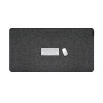 EXCO Mouse Pad, Extra Large Desk Mat, 1400*700*3mm, Wear-Resistant Thickened Keyboard Pad, Black-Gray 0264 juoda pilka spalva