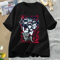 Mieli BABYMETAL Rock Band marškinėliai moterims Šaunūs vasariniai Harajuku vyrams Moteriški grafiniai marškinėliai Drabužiai S įvairiaspalvis