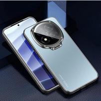 For Redmi Note 14 Pro Plus 14pro Metal Lens Camera Holder Cover for Redmi Note14 Pro+ Shockproof Matte Protection Kickstand Case Redmi Note 14 Pro