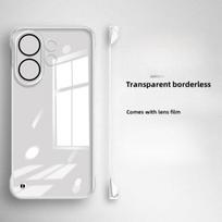 Slim Plating Frameless Pc Phone Case for VIVO X200 FE X200FE Transparent Hard Bumper Cover VIVO S30 Pro Mini Clear Hard Shell For VIVO X200 FE