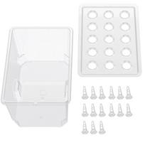 Split Design Hydroponic Box Plastic Nursery Pots Soil-Free Planting Box Thicken Hydroponic Growing Box Indoor Gardening skaidri