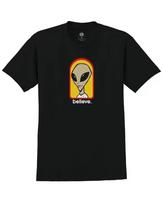Vasaros medvilniniai marškinėliai Alien Workshop Believe Speed Way Harajuku Grafiniai marškinėliai Moteriški vyriški drabužiai XL įvairiaspalvis