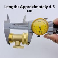1 Set Connector And Nozzle Heavy-Duty Brass Garden Nozzle: Adjustable High-Pressure Hose Sprayer Garden Washer Accessories China Mainland