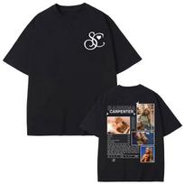 Singer Sabrina Carpenter Merch T-shirt Men Women Fashion Aesthetic Short Sleeve T-shirts High Quality Cotton Oversized T Shirts S įvairiaspalvis
