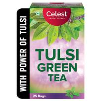 Celest Tulsi Green Tea | Green Tea Tulsi | 25 Teabags