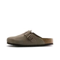 Birkenstock Boston Soft Footbed Unisex Suede Leather Slip-On Clogs Gray Narrow Fit 0560773 39
