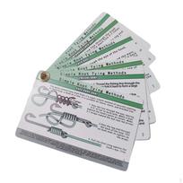 6Pcs Fishing Knots Pocket Guide Knot Cards, Waterproof, Compact, Tying Instructions