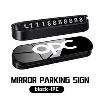 Car Temporary Parking Card Phone Number Holder Telephone Sign For Opel Mokka Astra H K J G Corsa D E Vectra C B Insignia