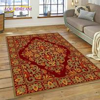 3D Turkija Persijos Bohemijos Mandalos gėlių kilimų kilimas miegamojo svetainės namų sofos dekoravimui, vaikų didelis dekoro grindų kilimėlis 40x60cm( 15x23in )