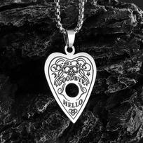 Stainless Steel Sun and Moon Love Carving Good Boy Pendant Necklace Suitable for Men and Women Couples Jewelry Gifts