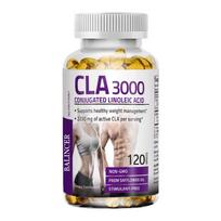 Dygminų aliejus 3000 mg maisto papildas, su konjuguota linolo rūgštimi, 120 minkštų kapsulių buteliuke 120 Capsules white