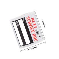 2 Rolls Next Service Due Stickers Waterproof Oil Change Reminder Labels for Car Windshield Service Reminder Decals Maintenance juoda