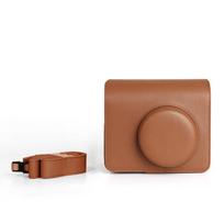 PU Leather Retro Camera Bag For Instax Wide 400 Fashion Protective Camera Cover Case With Shoulder Strap ruda