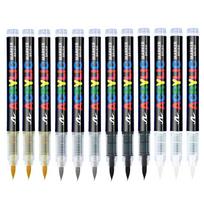 72 Colors Brush Tip Acrylic Paint Pens for Rock Painting, Stone, Ceramic, Glass, Wood, Mugs, Metal, Fabric, Canva White Markers