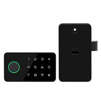 Tuya APP Fingerprint Smart Drawer Cabinet Invisible Lock Password Unlock Cabinet Furniture Electronic Keyless Sensor Lock