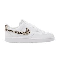Nike Wmns Court Vision Low 'Leopard Swoosh - White' 39