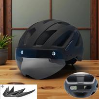 Pjt Cycling Helmet Light Road Mtb Mountain Bike Bicycle Goggles Helmet L For Men Women Sun Visor Bicycle Helmet Casco Accesorios L57-61CM