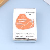 Lauko avarinis išgyvenimo miegmaišis terminis antklodė Mylar vandeniui atsparus daugkartinis maišas, nešiojamasis kempingo žygio avarinė įranga