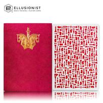 Ellusionist Knights žaidimo kortos Raudonos/Mėlynos Bicycle kaladė Kortų žaidimai Magijos triukai raudona