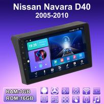 2 DIN Android Carplay Automobilinis Radijas Nissan Navara D40 2005-2010 Multimedijos Grotuvas Pagrindinis Įrenginys Stereo GPS Navigacija BT WIFI 4+64GB 1+16GB