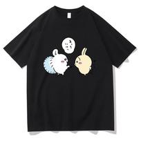 Chiikawa T Shirt Unisex  Harajuku Aesthetic Graphic Kawaii Tshirt Unisex Anime Cartoon Casual High Quality Sand Cotton Tees Shirts 2XL