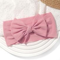 48colors Newborn Baby Headband Girls Elastic Knit Children Turban Baby Bows Soft Nylon Kids Headwear Toddler Hair Accessories