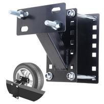 Secure Spare Tire Carriers Universal For 4 5 6 Lug Wheels Carbon Steel Construction Spare Tire Mount Bracket 1