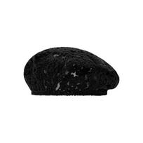 Thin Hollowed Out Beret Japanese Style Crochet Knitted Cap Brimless Flower Hat  Holiday juoda