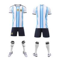 Argentina 2026 namų marškinėliai Pasaulio futbolo rungtynės Kanada Meksika Jungtinės Valstijos Marškinėliai Laisvi trumpomis rankovėmis T-shirt Unisex Viršutiniai drabužiai S